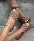 Sandales plates femme – modèle été chic